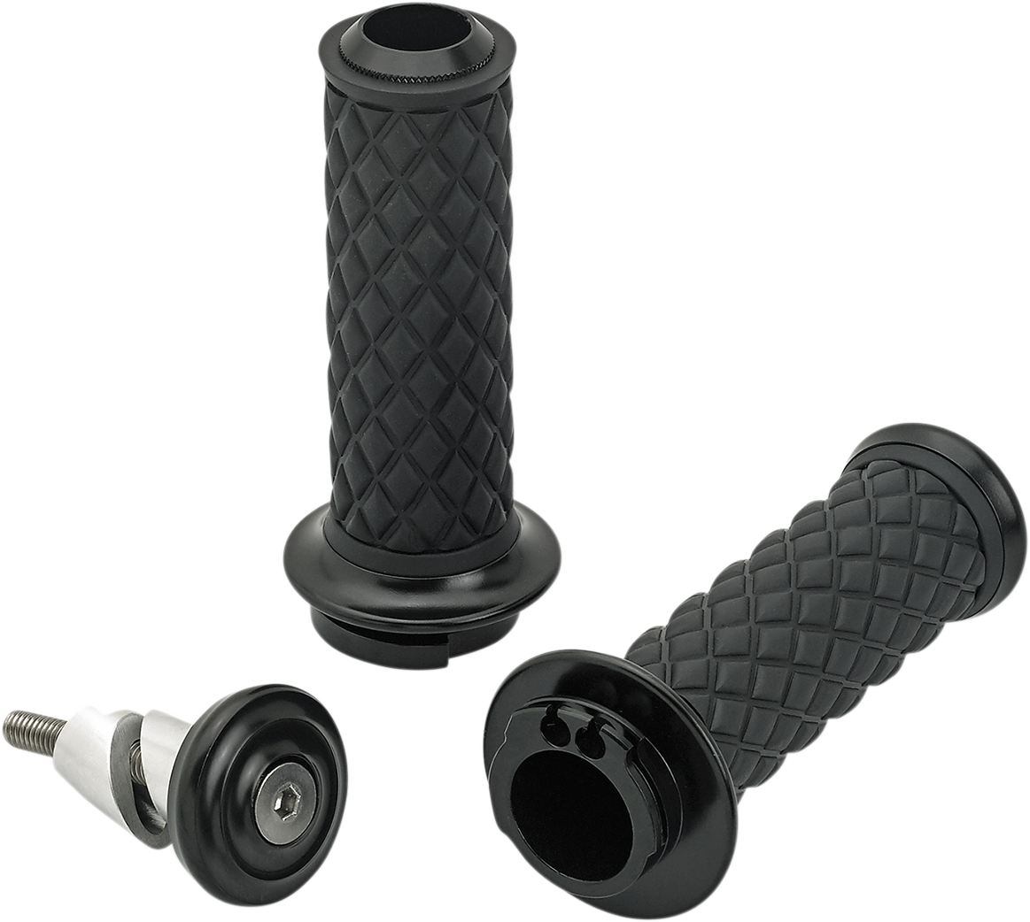 Alumicore Grips - 7/8" - TBW - Black