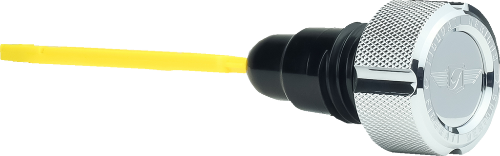 Oil Dipstick - Knurled - Black - '07-'16 Touring/Trike