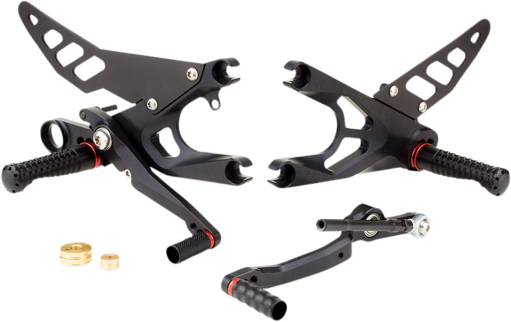 FXR Rearset - Black - Yamaha