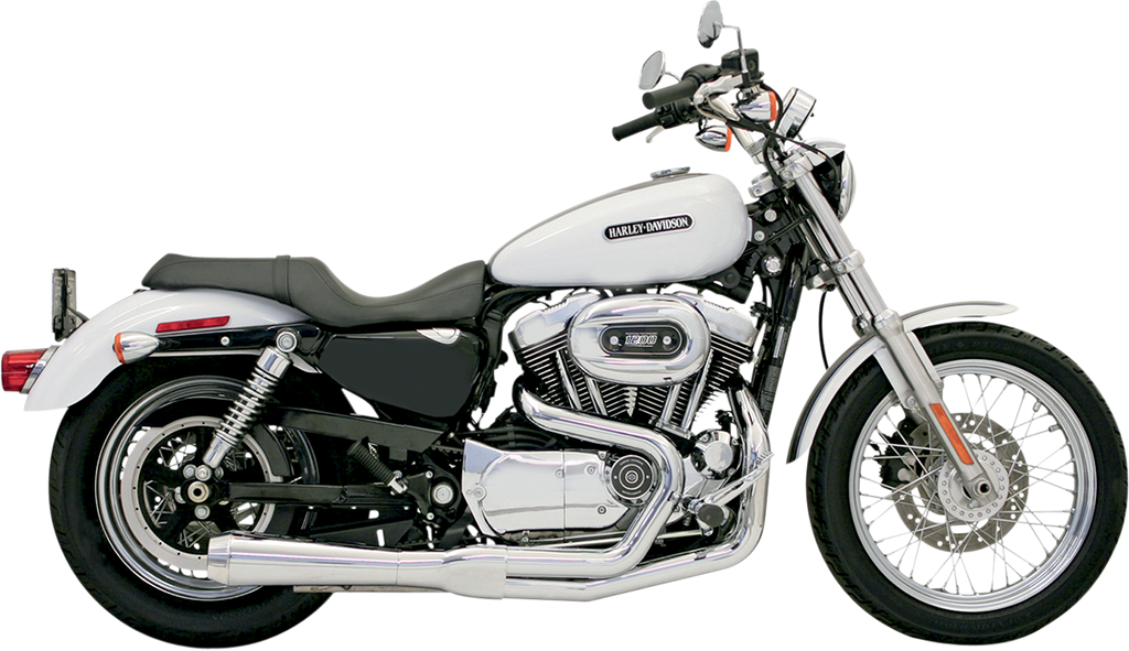 Road Rage Exhaust - Chrome - Long - '04-'13 XL