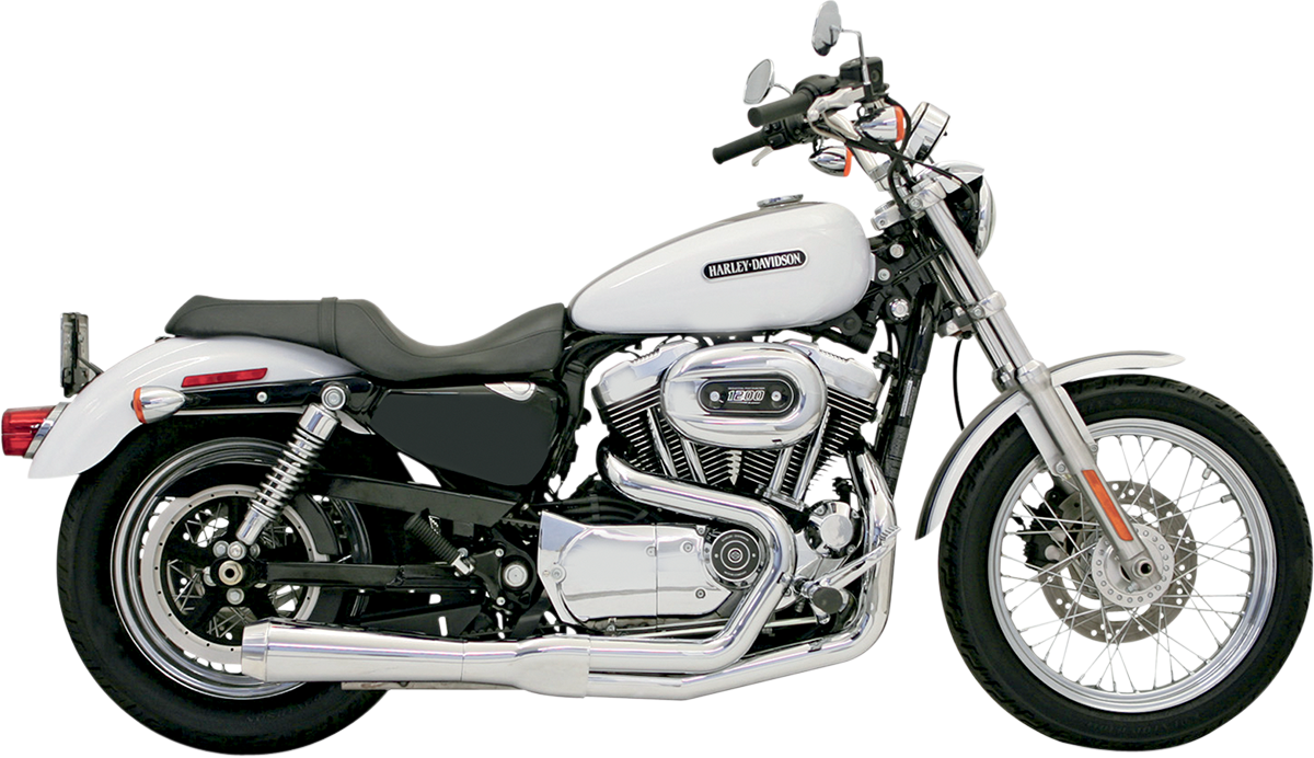 Road Rage Exhaust - Chrome - Long - '04-'13 XL