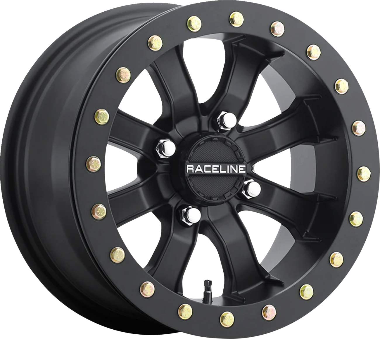 Wheel - Black Mamba - Beadlock - Front/Rear - Black - 15x7 - 4/137 - 5+2