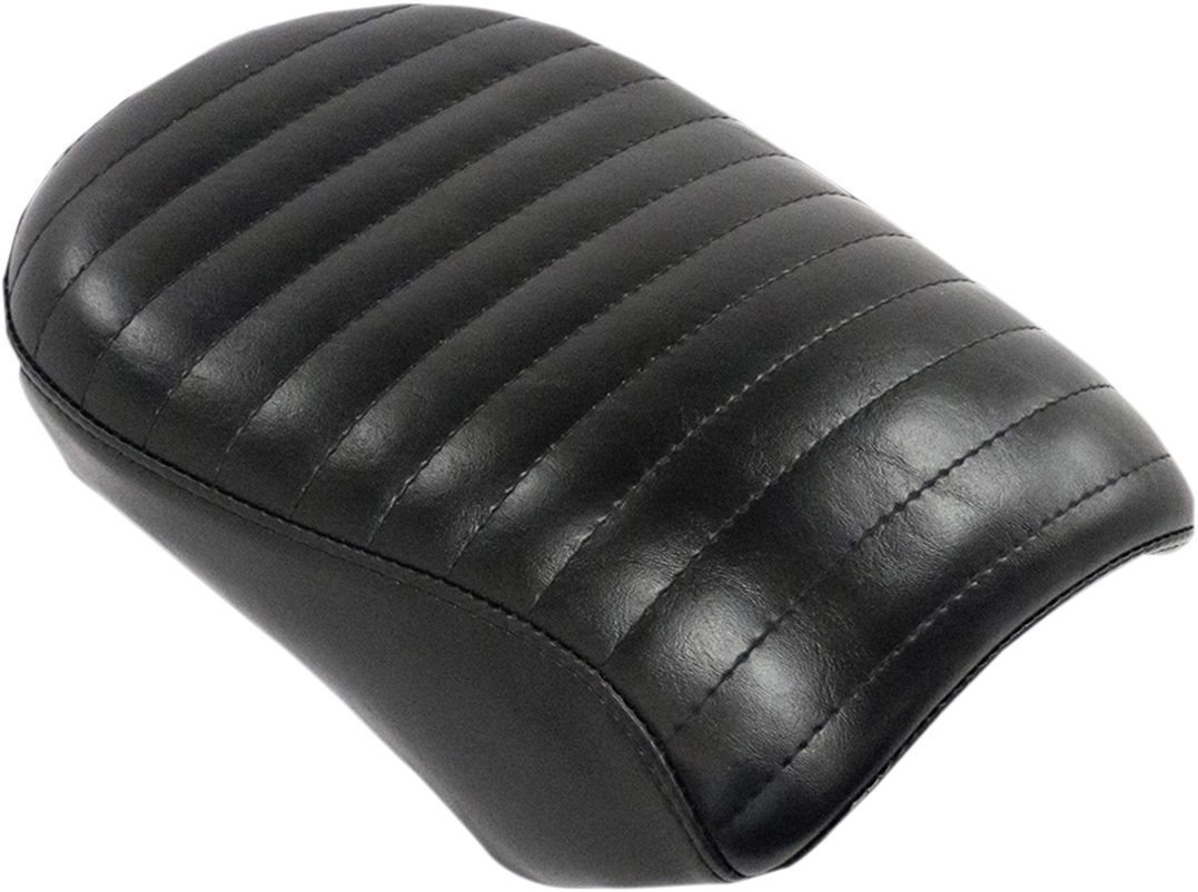 Bare Bones Pillion Pad - White Diamond - Black - FL/FX '18-'24