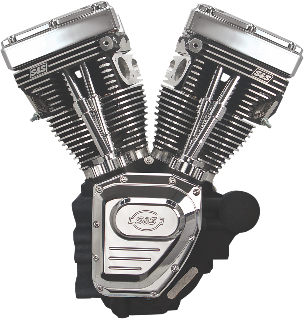 T111 Long Block Engine - Black - Touring | Dyna