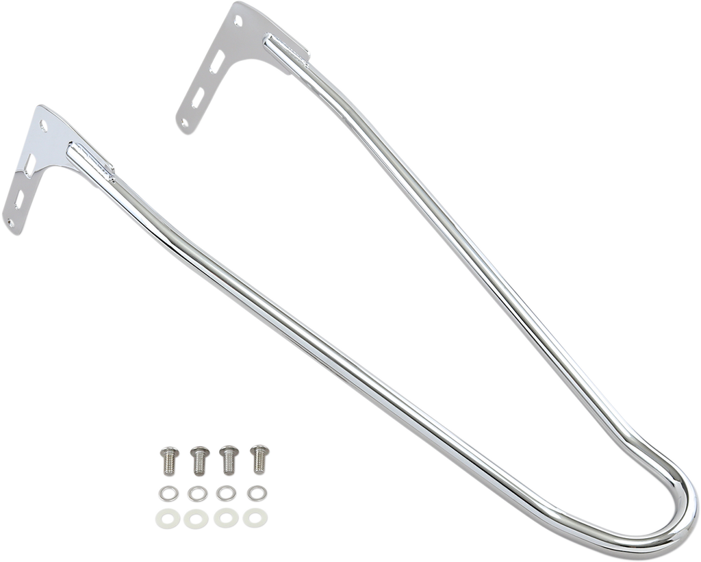 One-Piece Sissy Bar - Black - With Pad