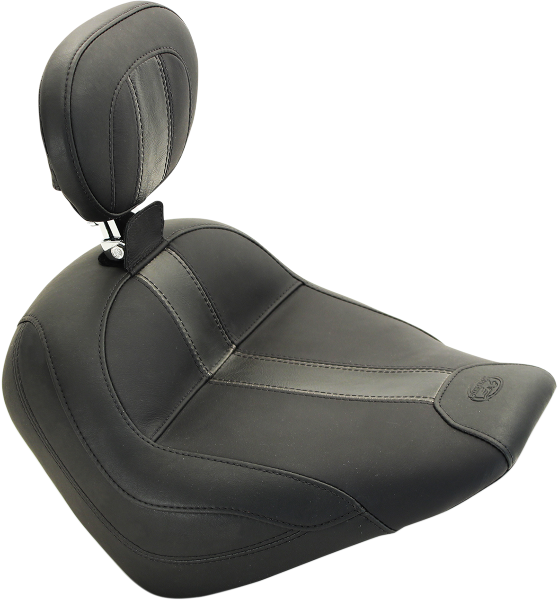 Solo Seat - Black - Vinyl - Studded - Scout '15-'24