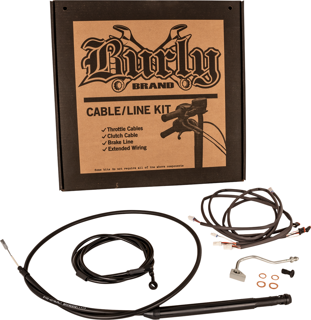 Touring Model Control Kit - Gorilla Ape Hanger - 16" - Black