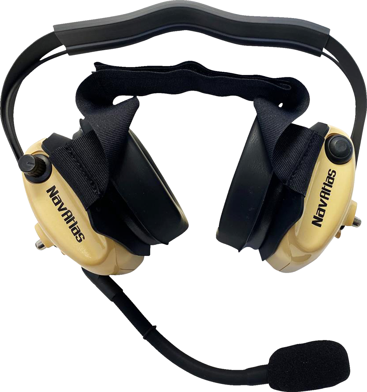 Headset - Over-the-Head - Stereo/VOX - Beige
