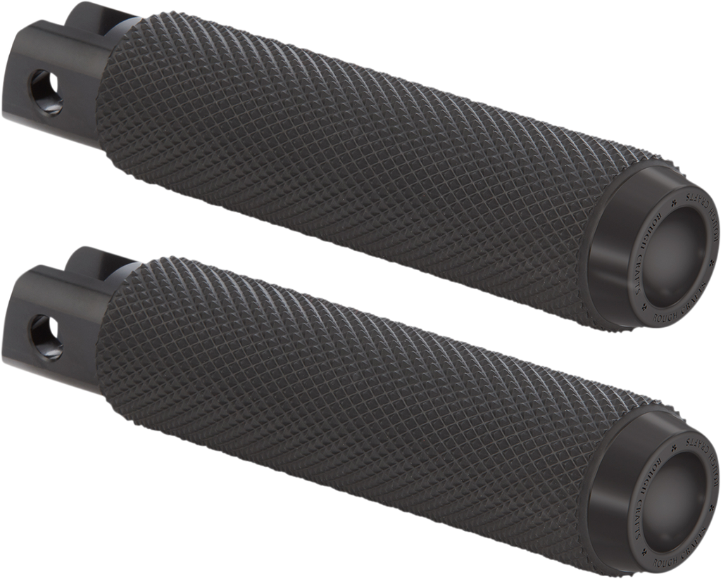 Driver Pegs - Chrome - Knurled