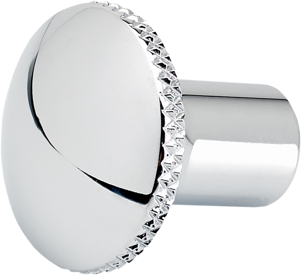Billet Choke Cable Knob - Eight Ball - Chrome