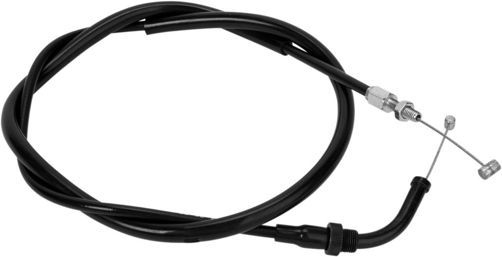 Black Vinyl Throttle Cable - Push/Pull - '02-'03 YZF-R1
