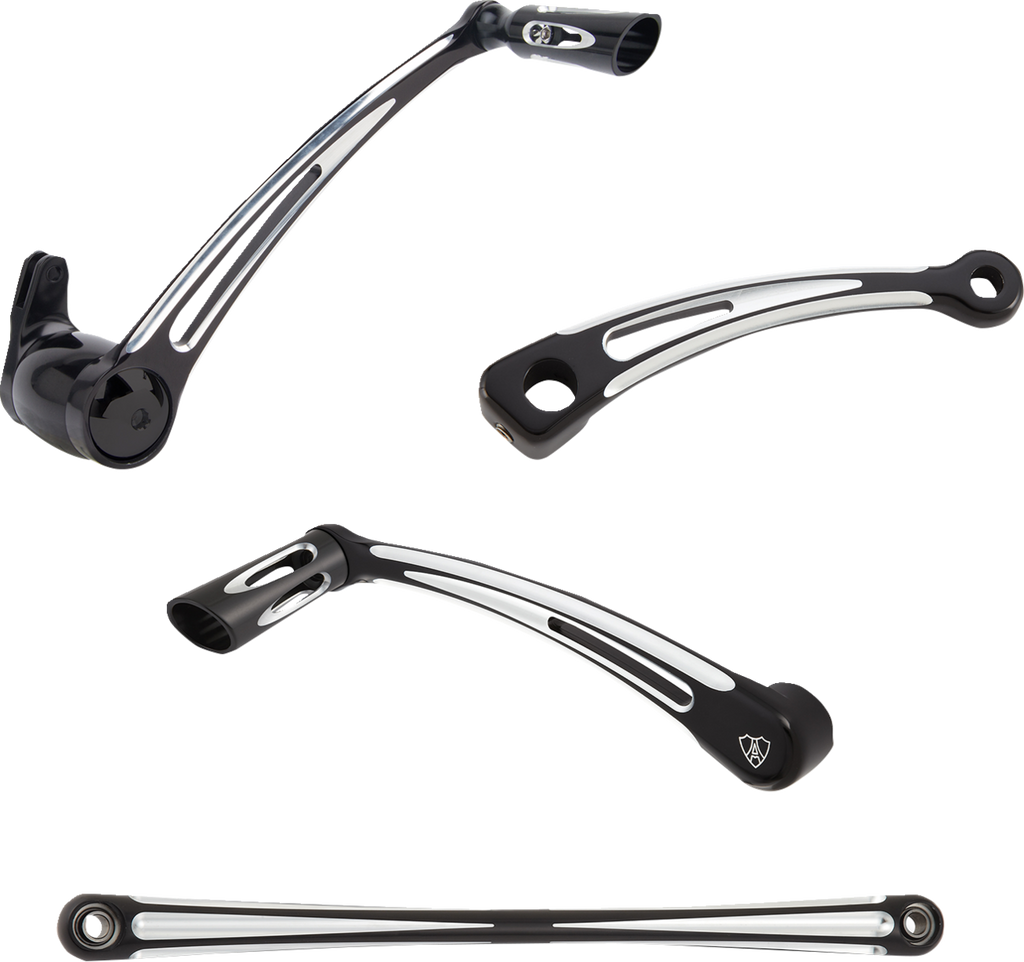 Deep Cut Foot Control Kit w/ Heel/Toe Shifter - Black