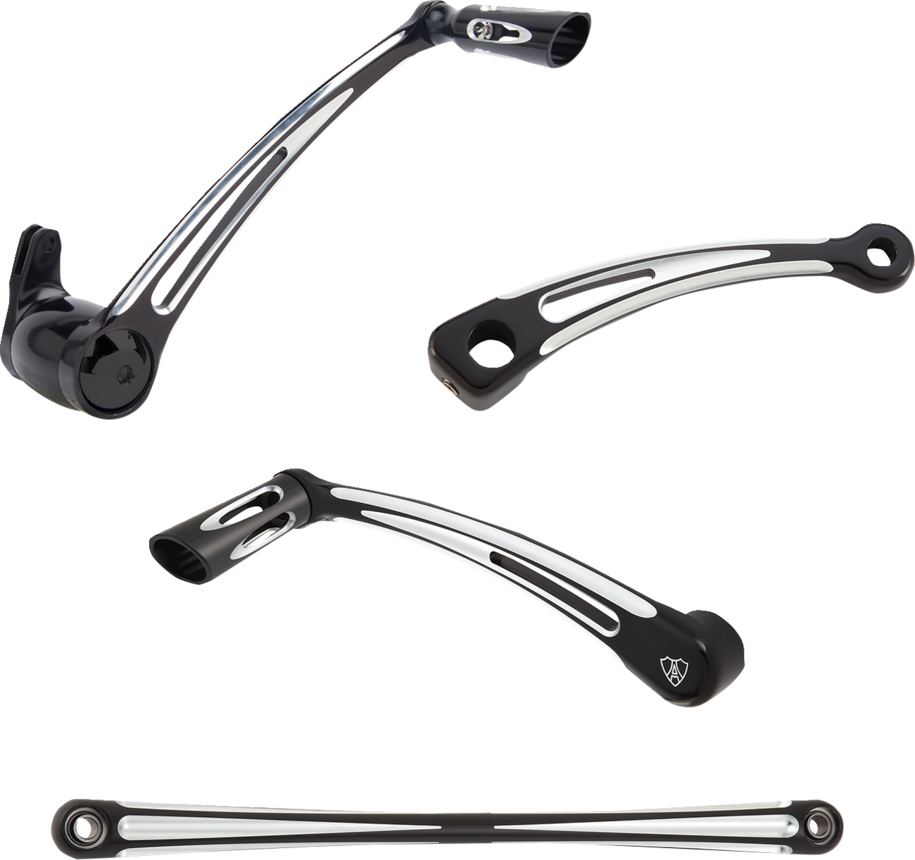 Deep Cut Foot Control Kit w/ Heel/Toe Shifter - Black