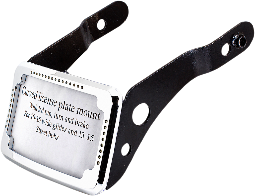 LP Plate Frame & Mount with Tag Light - FXSB - Black