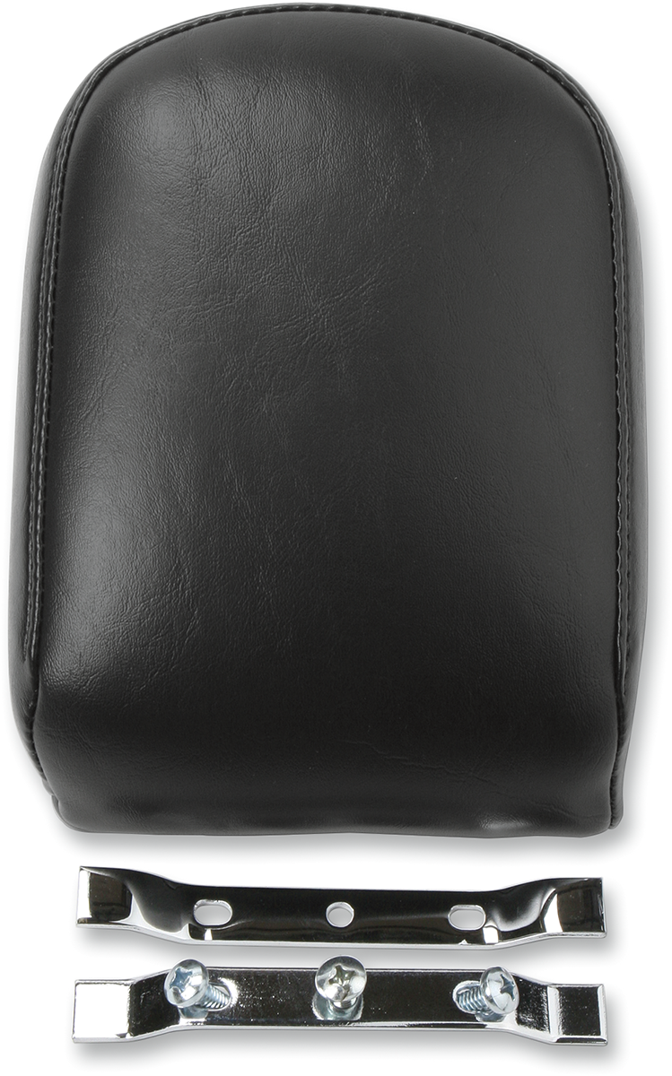 Backrest Pad - Smooth - Black w/o Studs
