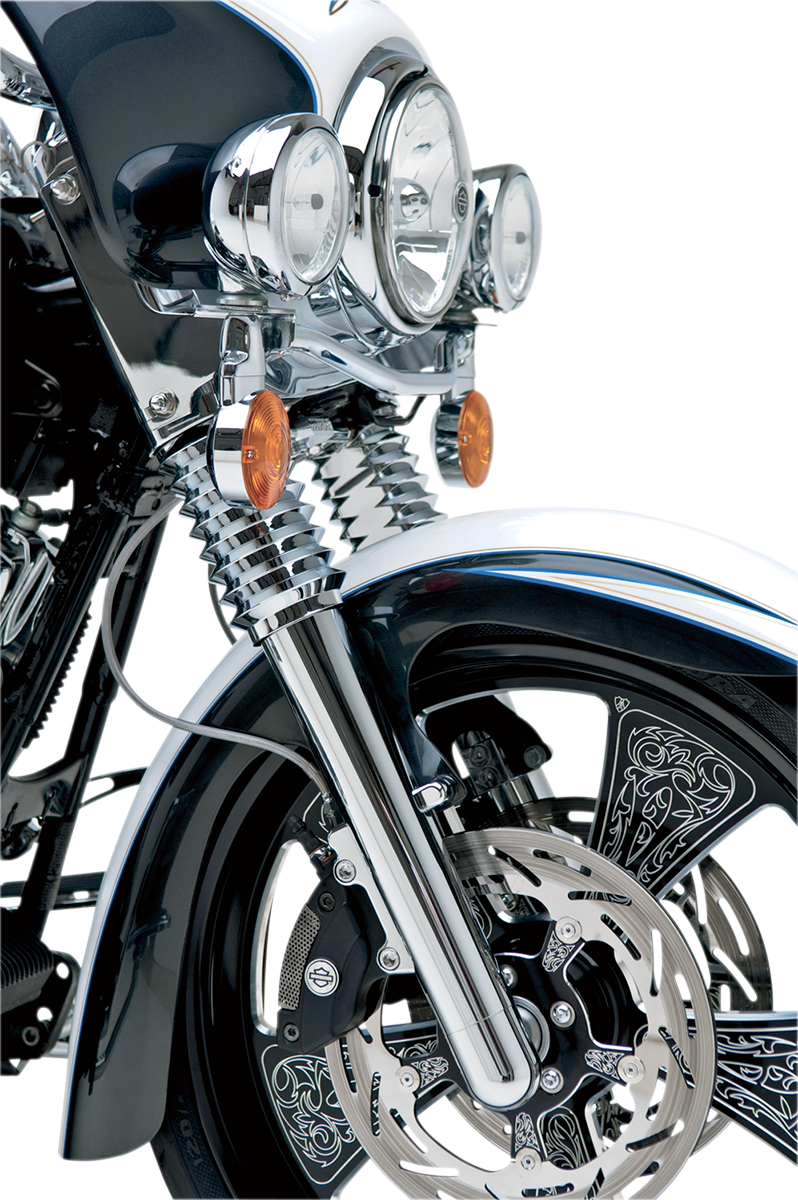 Fork Legs - Chrome - Deep Cut - Dual Disc