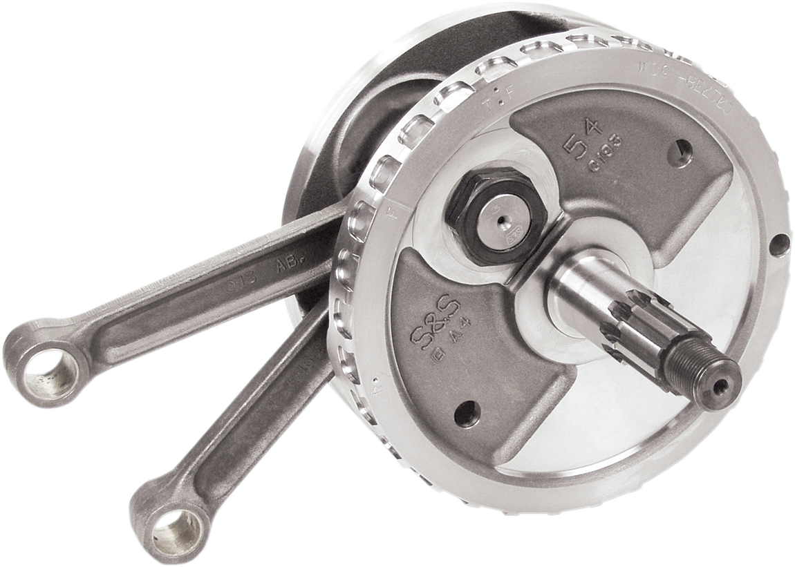 Flywheel Assembly - 4-3/8" Stroke - Tapered Wrist Pin - 107" M8