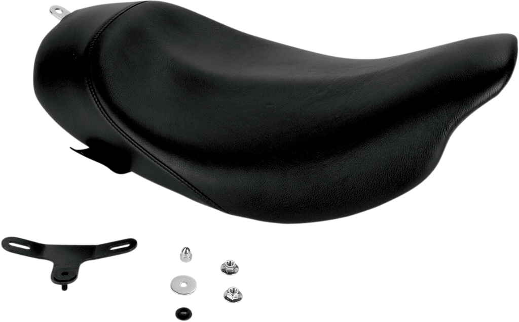 Buttcrack™ Solo Seat - Black - Smooth - FL '08-'23