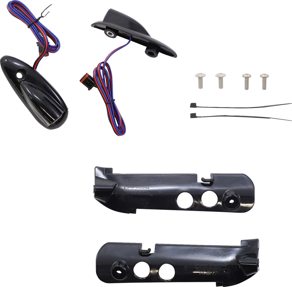 Run/Turn Signal - Amber/White - Chrome - Road Glide