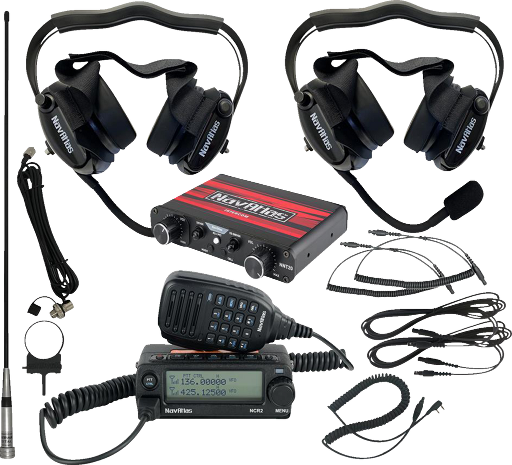 Intercom/Radio and Headset Kit - 2-Seat - Beige