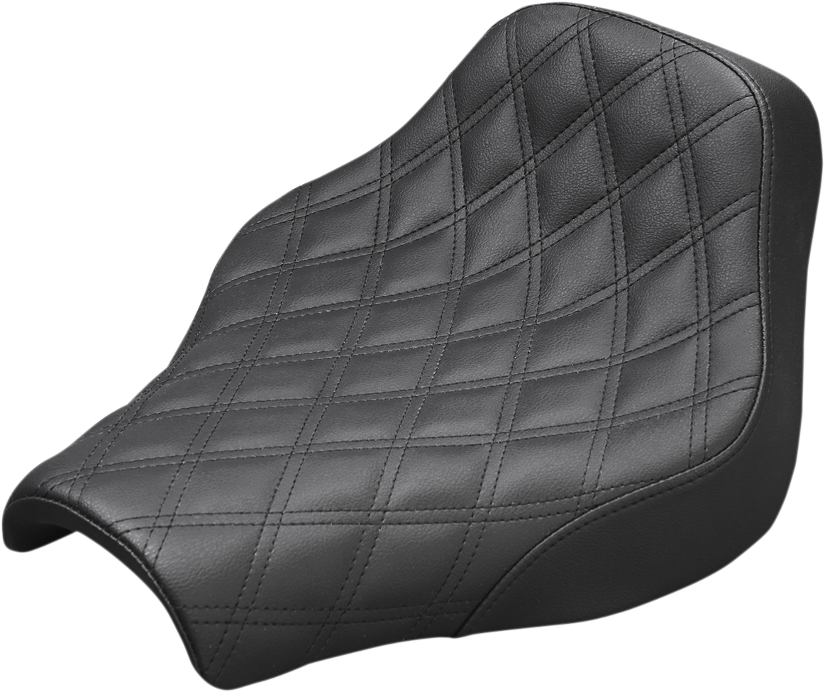 Renegade Solo Seat - Lattice Stitched - Black - FL/FX '18-'24
