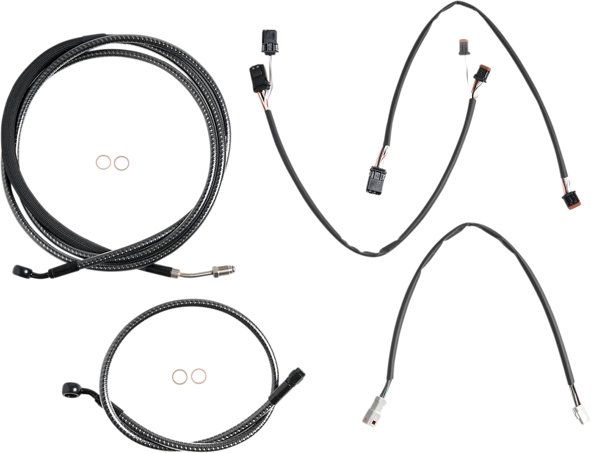 KARBONFIBR Designer Handlebar Installation Kit - 12"-14" - '18-'24 Softail