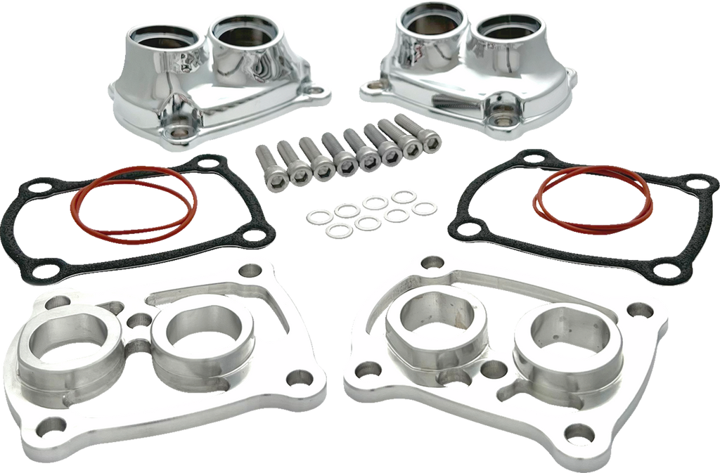Tappet Cover - Tap-It-Right Kit - Gloss Black/Bronze - M8