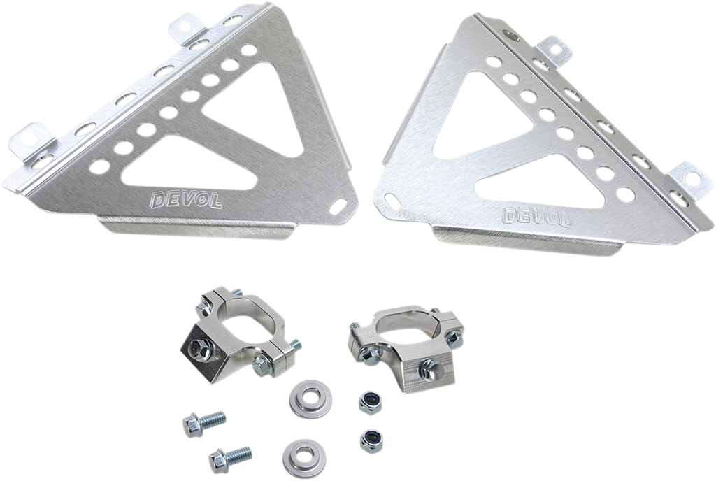 Radiator Race Brace Set - Kawasaki