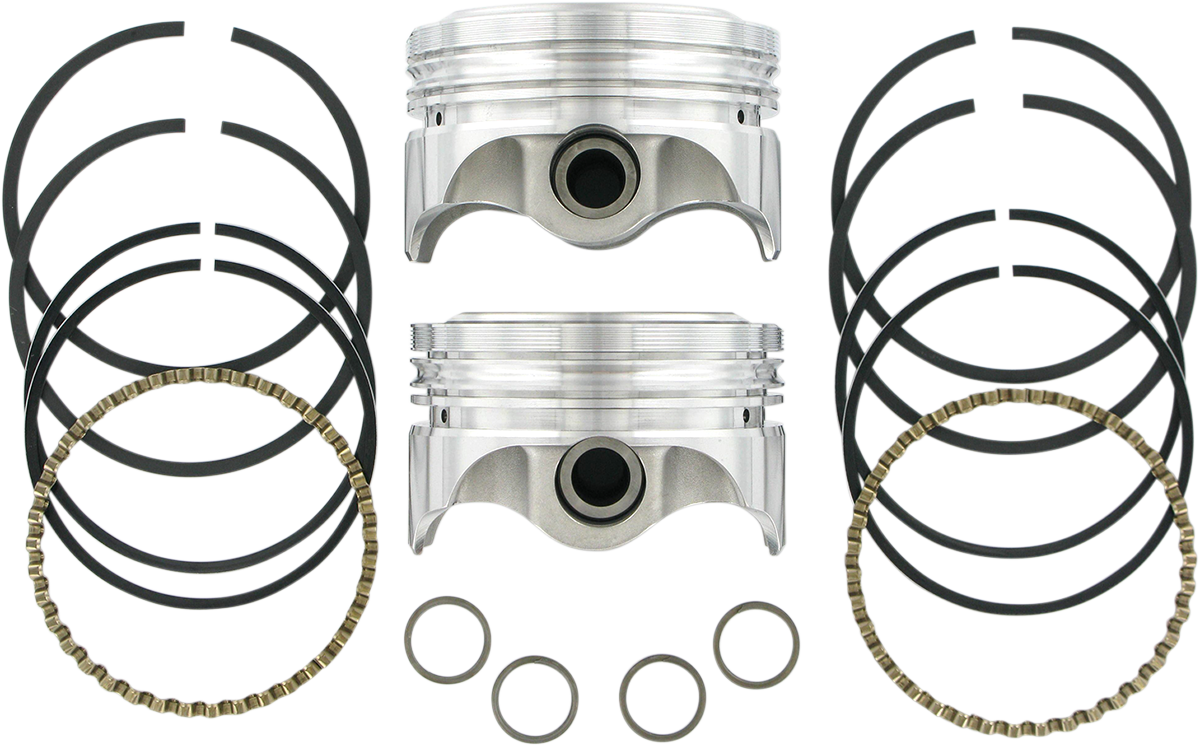 Piston Kit - 4.250" Standard - 11.7:1 CR - 128" Big Bore - 114"/117" M8