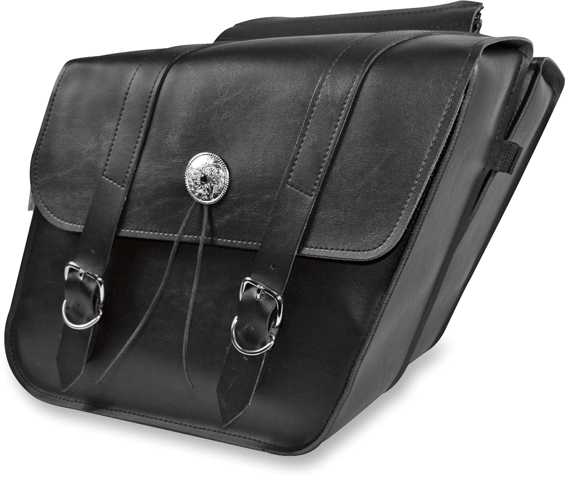 Slant Compact Saddlebag - Black
