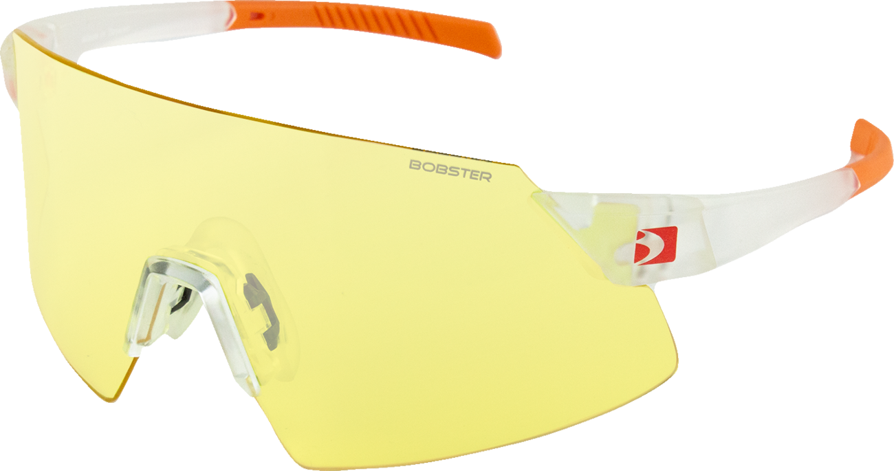 Cadence Sunglasses - Matte Clear/Orange - Interchangeable Lens
