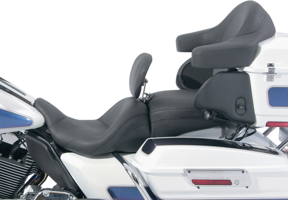 Lowdown Seat with Driver Backrest - Plain - FL '08-'25
