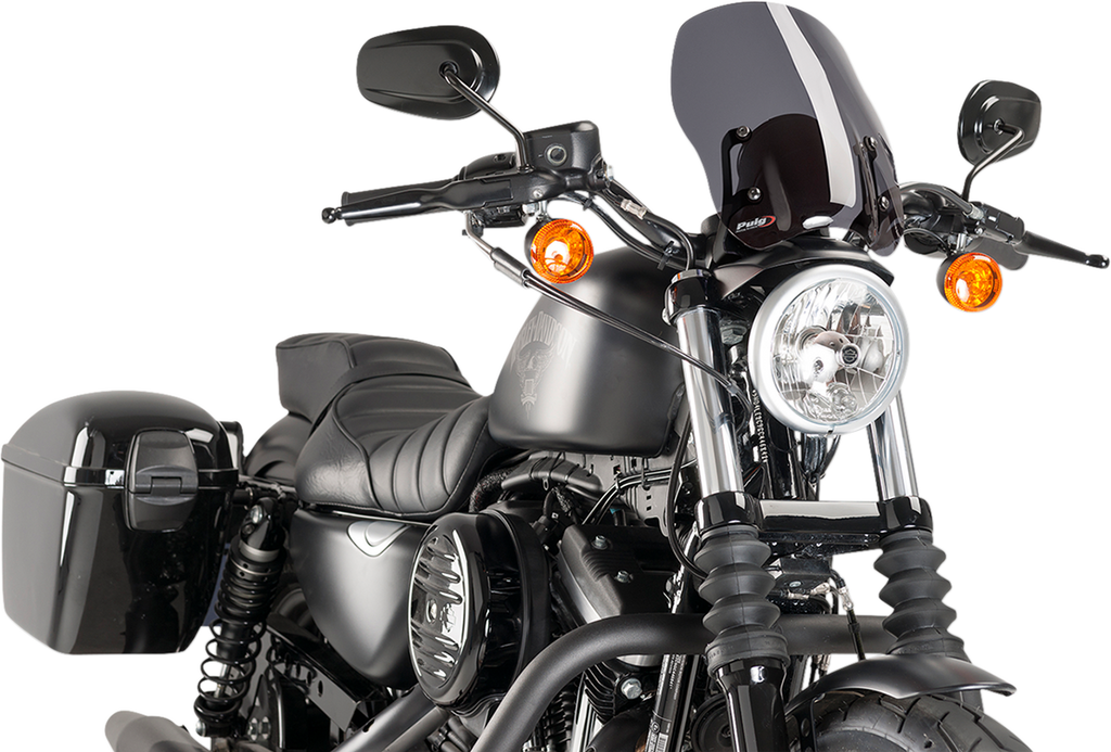 New Generation Windscreen - Black - Trident 660
