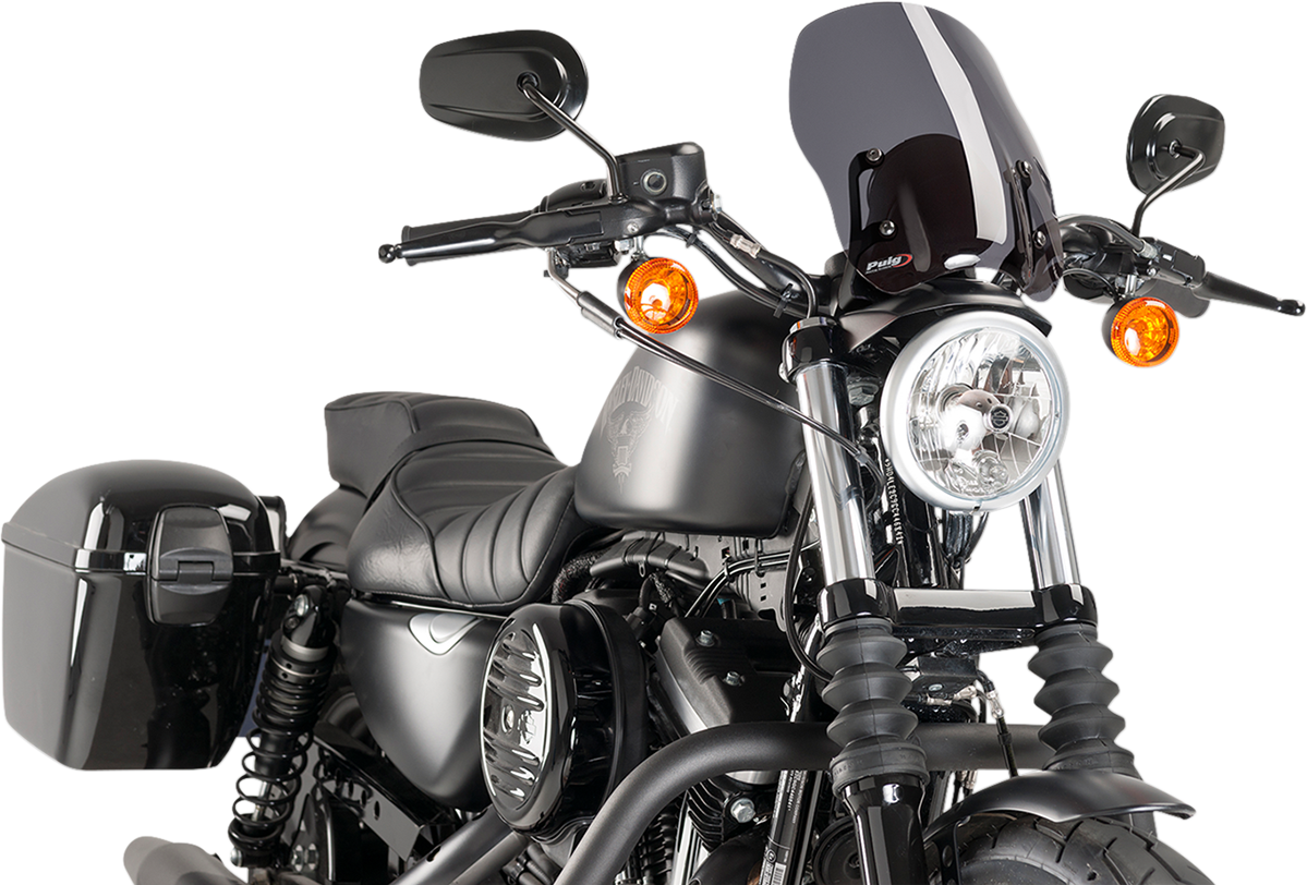 New Generation Windscreen - Black - Trident 660