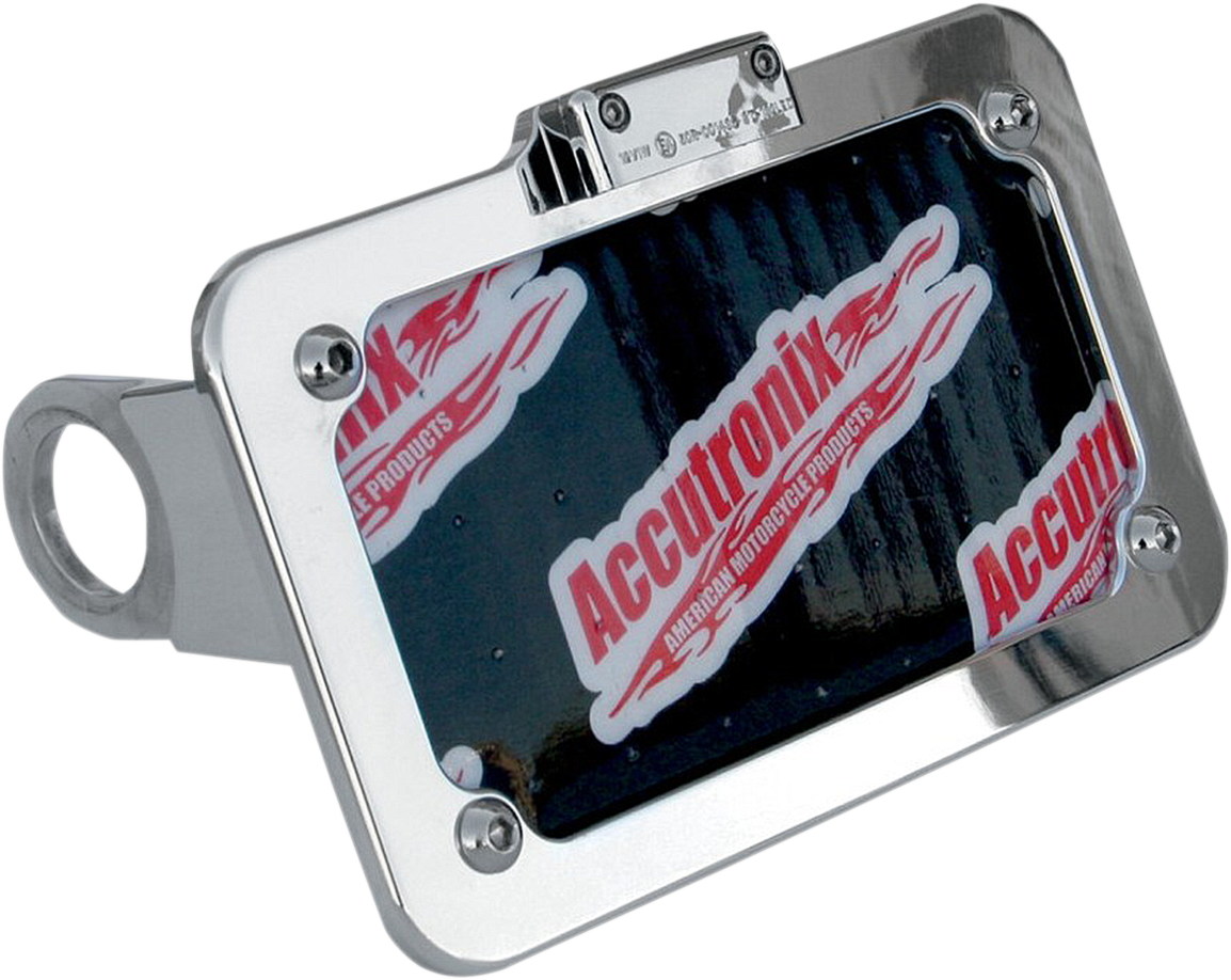 Side Mount License Plate Assembly - Black