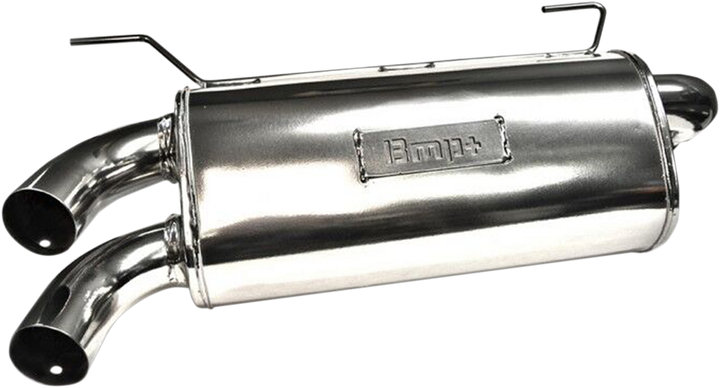Double Barrel Slip-On Muffler - Ceramic Black