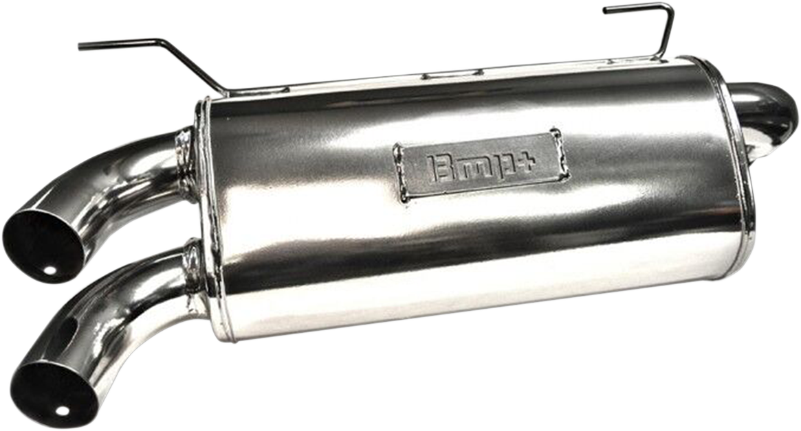 Double Barrel Slip-On Muffler - Ceramic Black