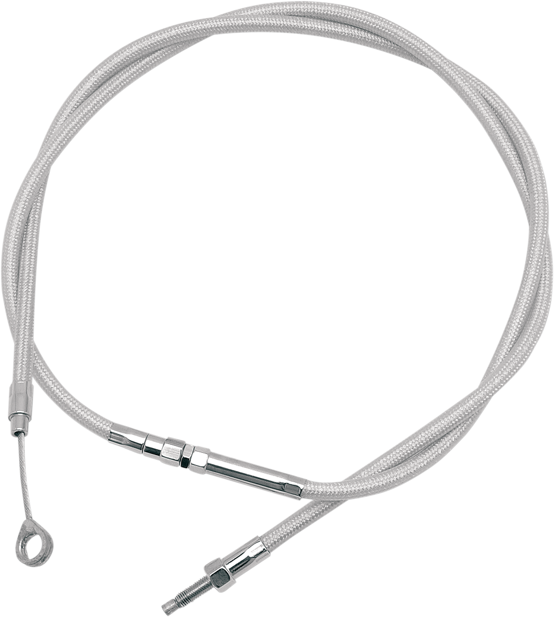 Armor Coat Braided Stainless Steel Clutch Cable - Longitudinally Wound - 74-3/4"