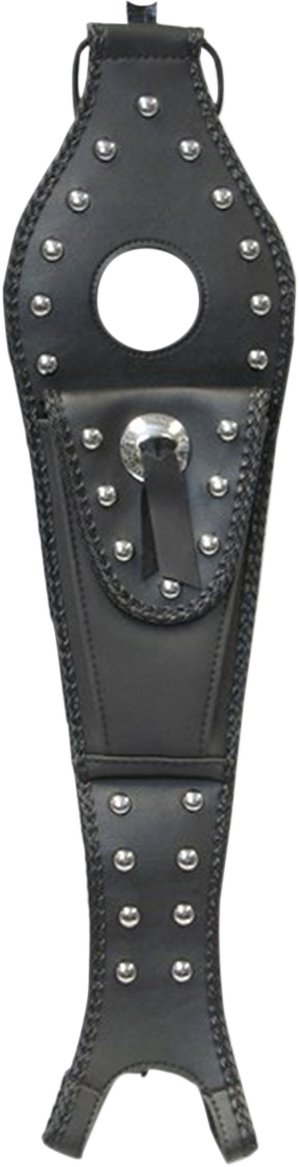 Tank Bib with Pouch - Studded - Softail