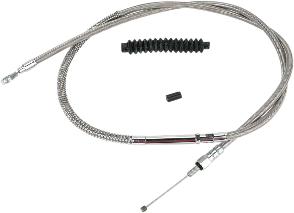High-Efficiency Stainless Steel Clutch Cable for Harley-Davidson - +6" - '18-'23 Softail