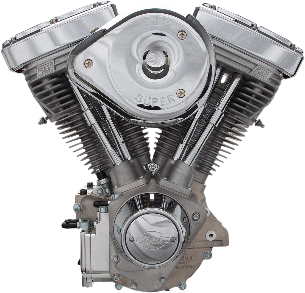 V96R Series Engine - Black - Custom Chassis | Evolution Big Twin