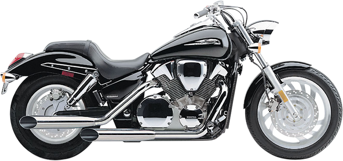 Classic Deluxe Exhaust - Chrome - VT1100