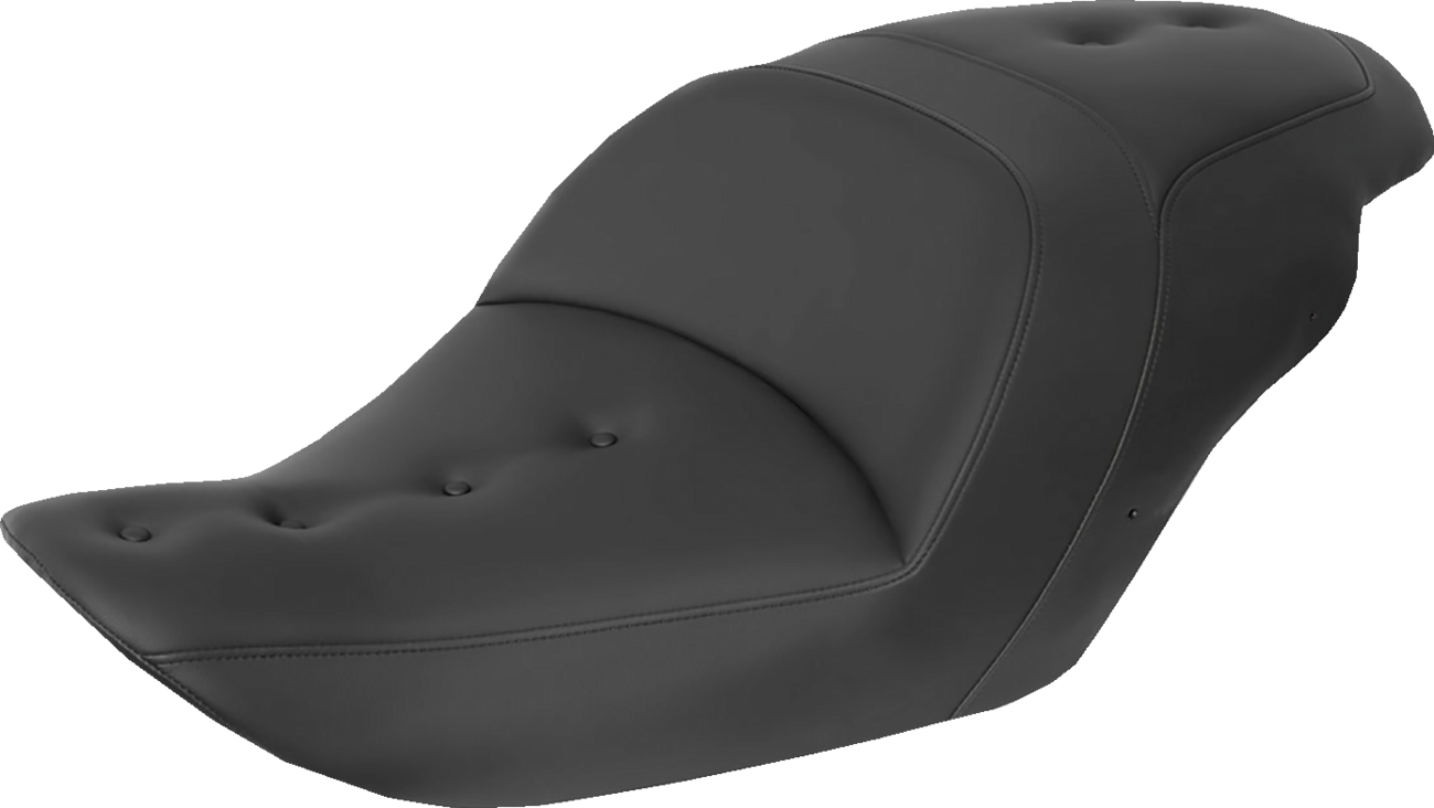 Roadsofa™ Pillow Top Seat - With Backrest - Black