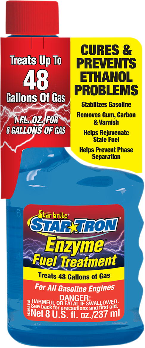 Enzyme Fuel Treatment - 8 US fl oz Each - 48 Pack with Display