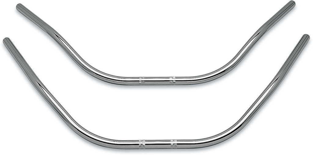Bikini Beach Bar Handlebar - Internal Wiring - Chrome
