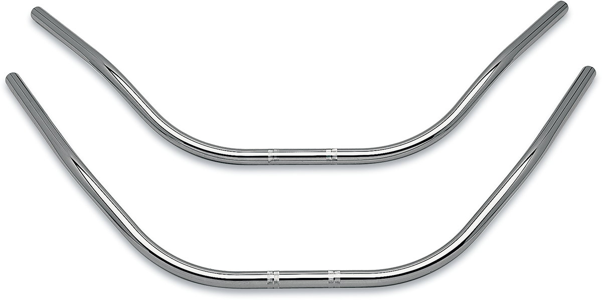 Bikini Beach Bar Handlebar - Internal Wiring - Chrome