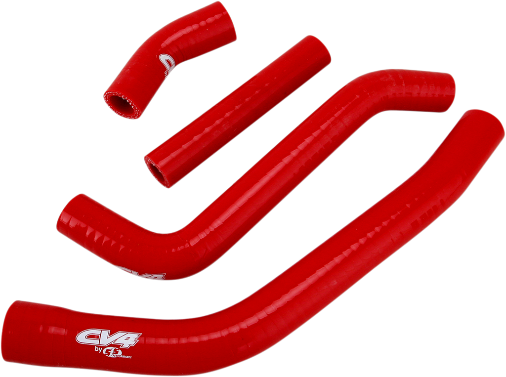 Replacement Radiator Hose Kit - Red - Honda