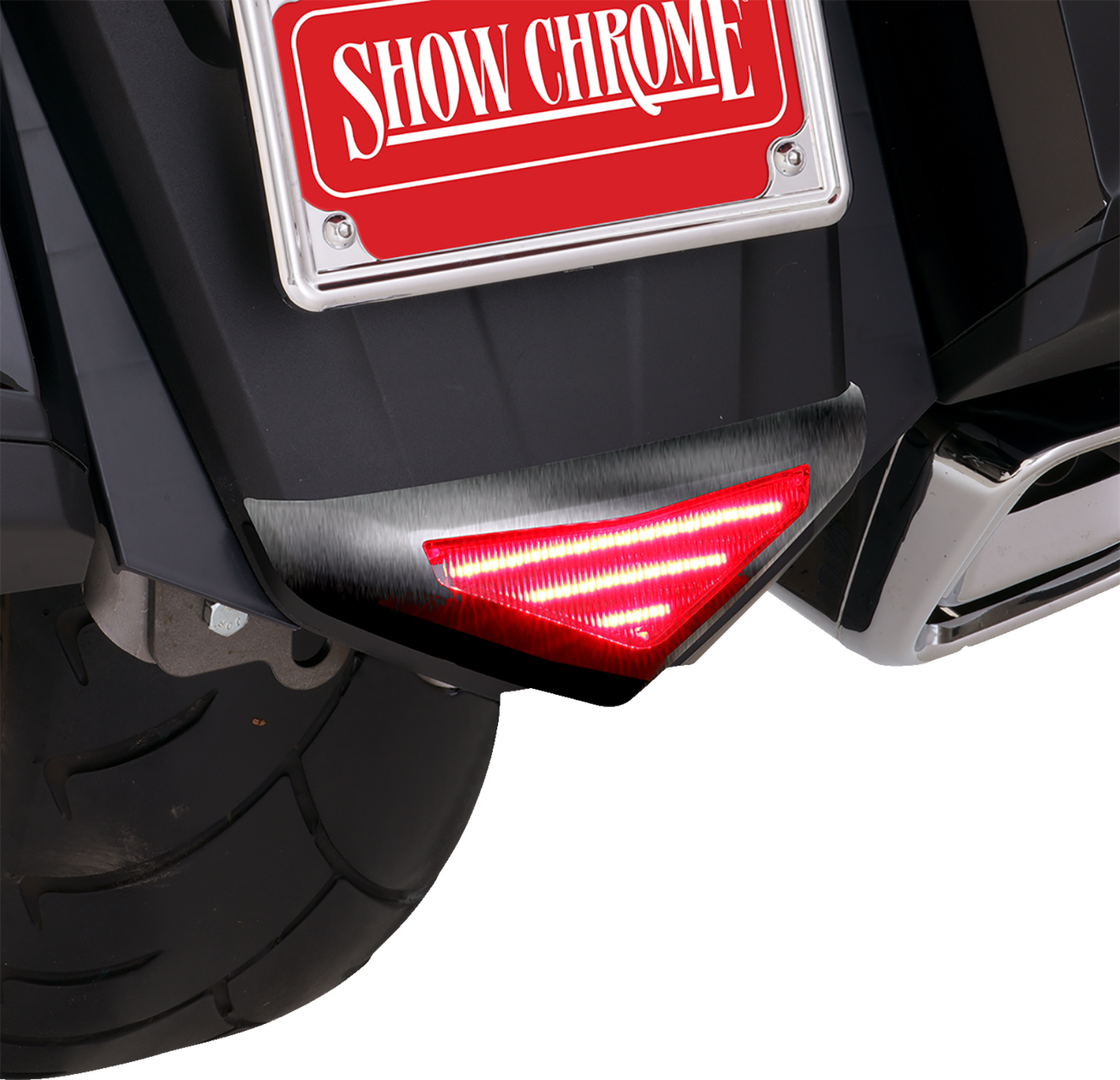 Lower Trim Light - Rear Fender - Black - GL1800