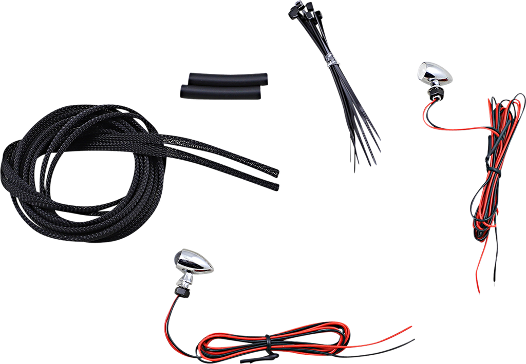 Micro Turn Signals - Amber - Black