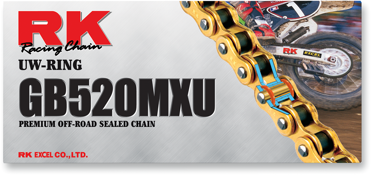 520 MXU - Sealed Racing UW-Ring Chain - 110 Links